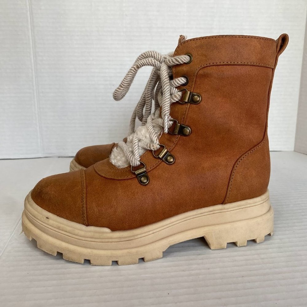 ART CLASS Cognac Willa Faux Leather Boots Girls 1
